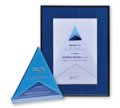 Nagroda Delta 2018 dla Schiessl Polska