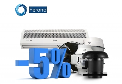 5 procent mniej za urządzenia FERONO