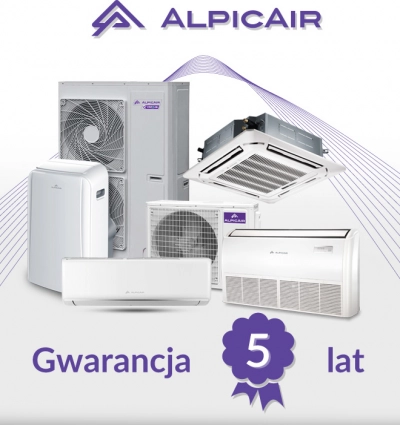 Ventia - Klimatyzatory AlpicAir z 5-cio letnią gwarancją