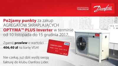 Promocja na 3 agregaty Optyma Inverter w klubie Danfoss Lider - Schiessl