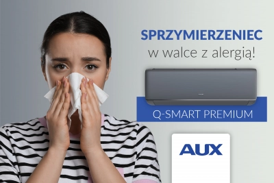 Klimatyzator AUX Q-Smart Premium dla alergików