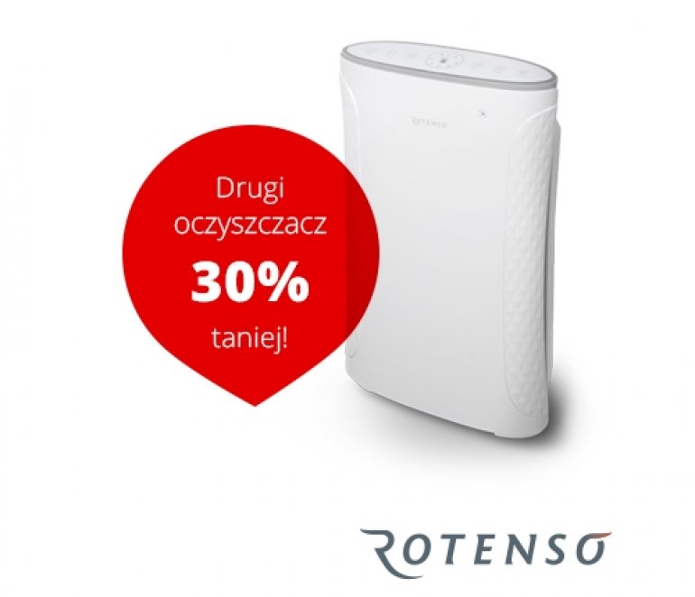 Walcz ze smogiem! Kup oczyszczacz powietrza Rotenso Piura, a drugi oczyszczacz kupisz 30% taniej. - THERMOSILESIA