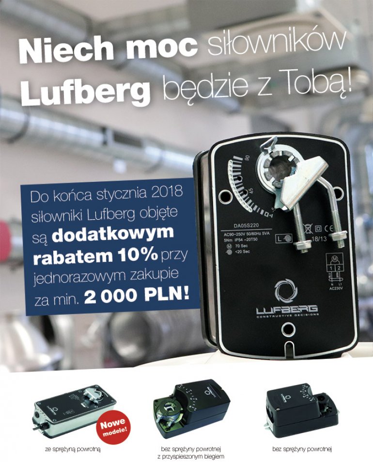 Niech moc siłowników Lufberg będzie z Tobą! | Centrum Klima