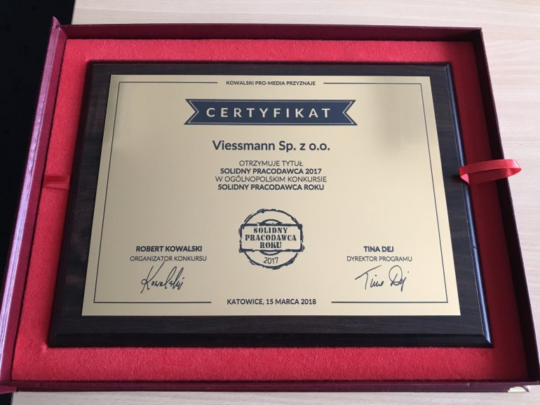 Firma Viessmann - solidnym pracodawcą