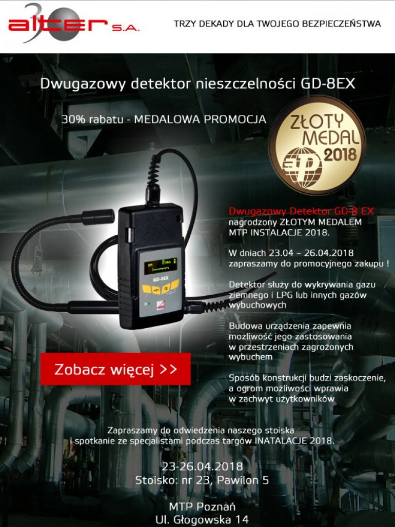 Alter - kup detektor z rabatem -30%