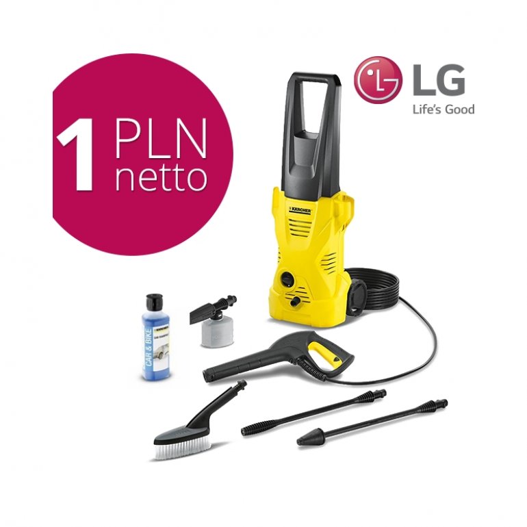 Kupuj urządzenia marki LG z grupy CAC i odbierz myjkę KARCHER K2 CAR | THERMOSILESIA