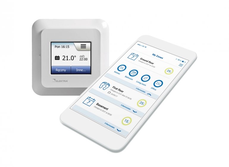 Regulator temperatury ELEKTRA OWD5 WiFi do sterowania ogrzewaniem podłogowym już dostępny