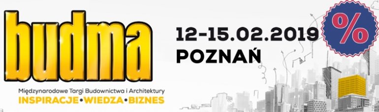 Budma 2019 - rabaty na stoiska