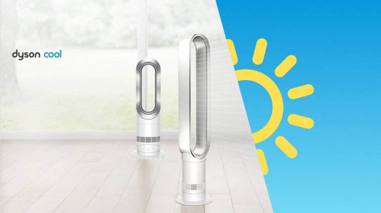 Przyjemny chłód w upalne lato | Dyson - promocja wentylatorów