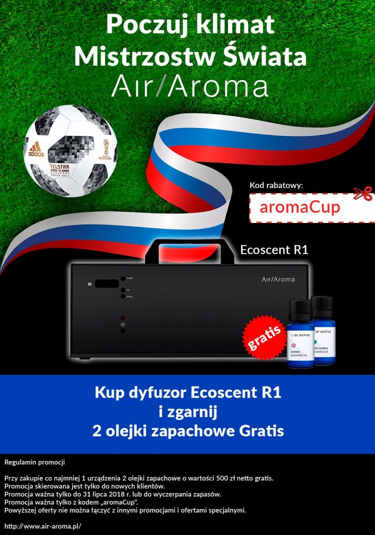 Poczuj klimat Mistrzostw Świata z Air Aroma