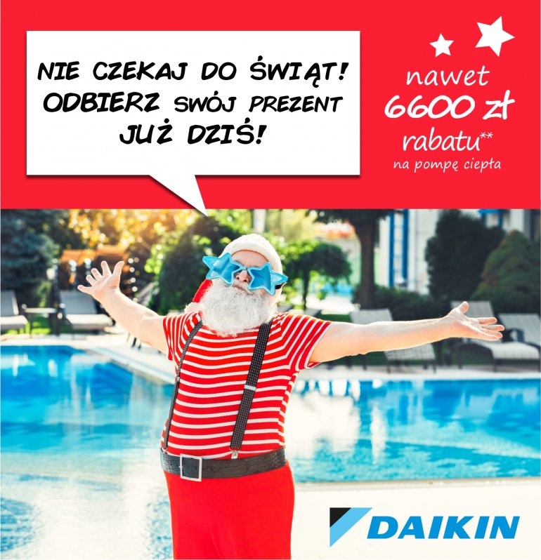 Daikin – pompa ciepła z letnim rabatem! | Systherm