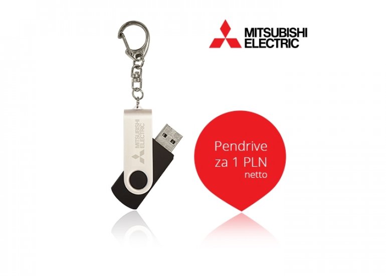 Kupuj taniej serię Mitsubishi DM i odbierz 8GB Pendrive za 1 pln netto