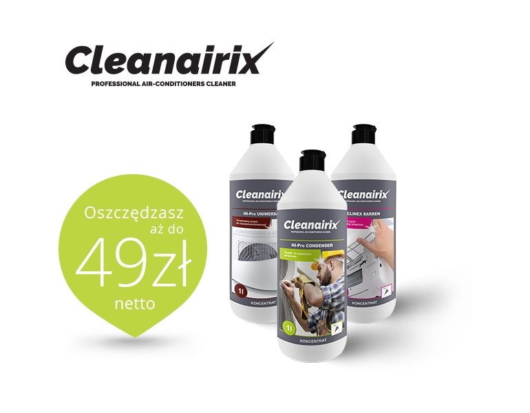 Ceny specjalne na chemię CLEANAIRIX | THERMOSILESIA