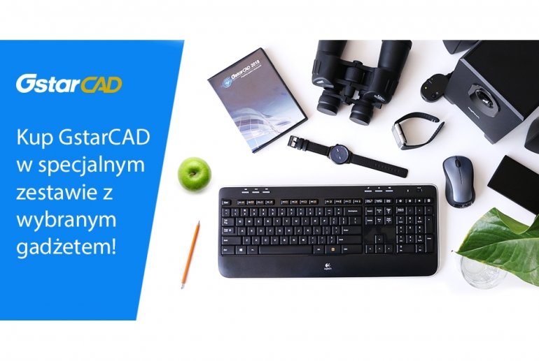 Kup GstarCAD w specjalnym zestawie z wybranym gadżetem!