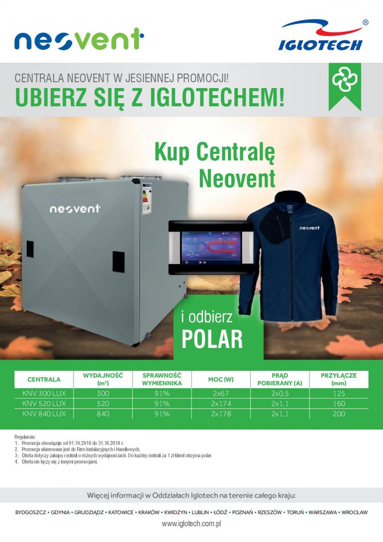 Wentylacja w polarze? Tak! W najnowszej promocji Iglotech Neovent