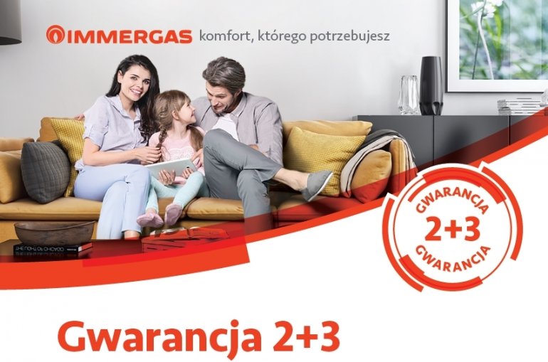 Zdobądź dodatkowe 3 lat gwarancji na tradycyjne kotły Immergas