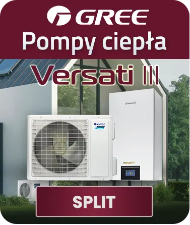 Pompa ciepła Gree Versati Split