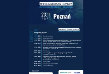 Konferencja naukowo-techniczna: Klimatyzacja–chłodnictwo–kogeneracja w Poznaniu