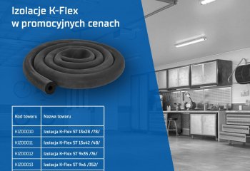 Izolacje K-Flex w promocyjnych cenach