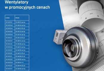 Wentylatory Östberg w promocyjnych cenach