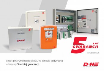 5 lat gwarancji na centrale oddymiania | D+H Polska