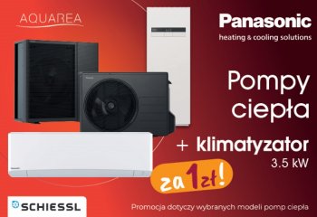 Kup pompę All in One Panasonic i zgarnij klimatyzator!