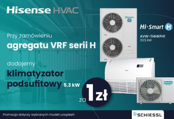 Promocja na agregaty Hisense serii H