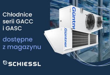 Kompaktowe chłodnice GÜNTNER serii GACC i GASC dostępne „od ręki” z magazynu