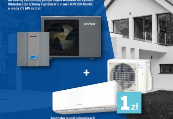 Grzeje i chłodzi! Kup teraz  pompę ciepła i odbierz  klimatyzator za 1 zł | kwiecień 2024