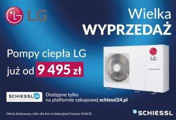 Wielka WYPRZEDAŻ pomp ciepła marki LG