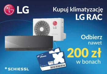 Odbieraj bony z klimatyzacją LG