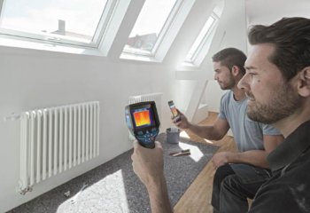Niezawodna w wykrywaniu wad i awarii: kamera termowizyjna Bosch GTC 400 C Professional