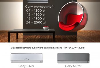 Klimatyzatory Gree z serii Cozy w promocyjnej cenie! | Alfaco
