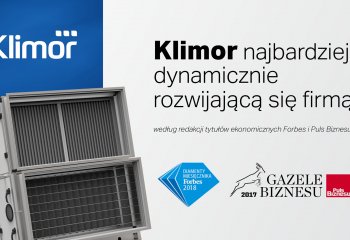 KLIMOR najbardziej dynamiczną firmą według Forbesa i Pulsu Biznesu