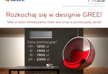 Promocja walentynkowa na klimatyzatory od GREE