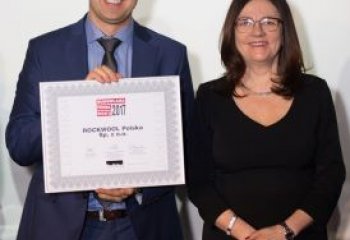 ROCKWOOL odebrał nagrodę Budowlana Firma Roku 2017