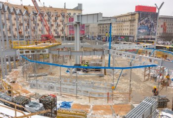 Rośnie szkielet warszawskiej Rotundy | Inwestycje 2018