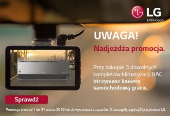 Klimatyzatory RAC | Nadjeżdża nowa promocja dla instalatorów LG | Zgarnij kamerę !