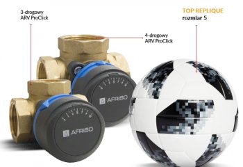 Piłka Mistrzostw Świata 2018 do 5 dowolnych zaworów ARV ProClick od Afriso