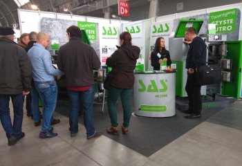 Wyróżnienie za kocioł peletowy SAS BIO COMPACT  dla ZMK SAS podczas Targów ENEX 2018 