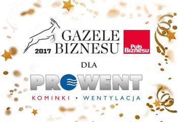 Kolejny raz otrzymaliśmy Gazelę Biznesu! | Prowent