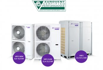 System VRF5 marki AlpicAir z certyfikatem EUROVENT