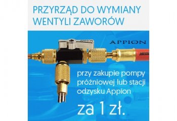 Przyrząd do montażu i demontażu wentyli zaworów Appion za 1 zł | WIGMORS