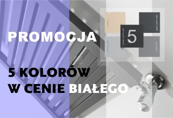 5 kolorów w cenie białego promocja grzejników Gorgiel