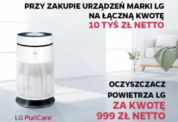 Kup urządzenia marki LG - oczyszczacz powietrza w promocyjnej cenie