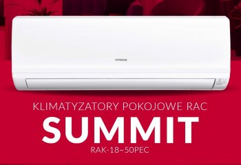 Klimatyzatory pokojowe Hitachi SUMMIT  | Nowość w ofercie WIENKRA