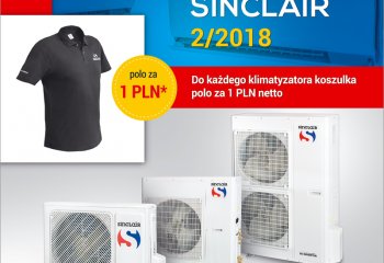 Sinlacir promocja - kup klimatyzator otrzymaj polo za 1 PLN