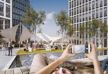 W Katowicach startuje budowa Face2Face Business Campus, nowej biurowej inwestycji Echo Investment.