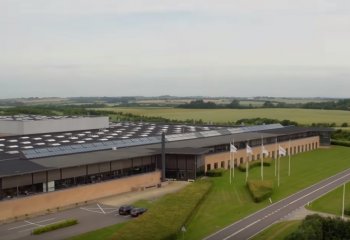 Fabryka Dantherm w Skive, Dania z lotu ptaka