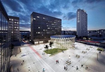 Rotunda PKO z innowacyjnym systemem sterowania roślinami iPlant